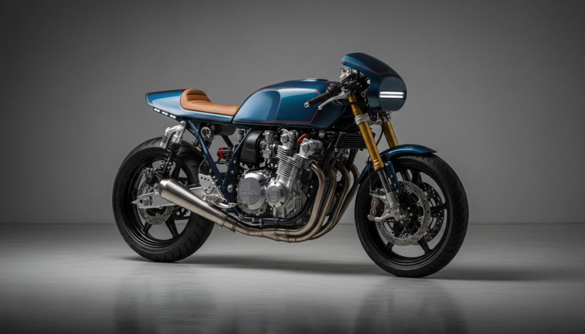 découvrez comment cette ancienne honda cb750 f2 se transforme avec un look étonnamment moderne alliant classicisme et innovation.