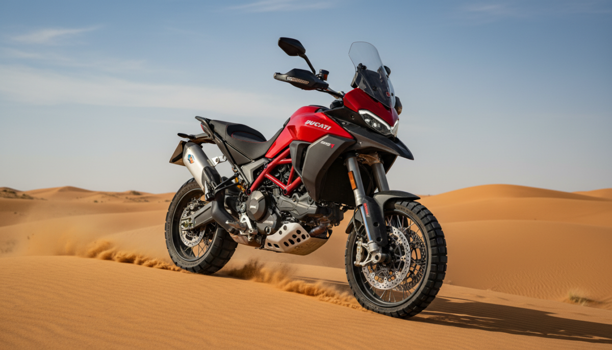 découvrez la ducati desertx 2026 : caractéristiques techniques, nouveautés exclusives et équipements détaillés pour dominer tous les terrains avec style et performance.