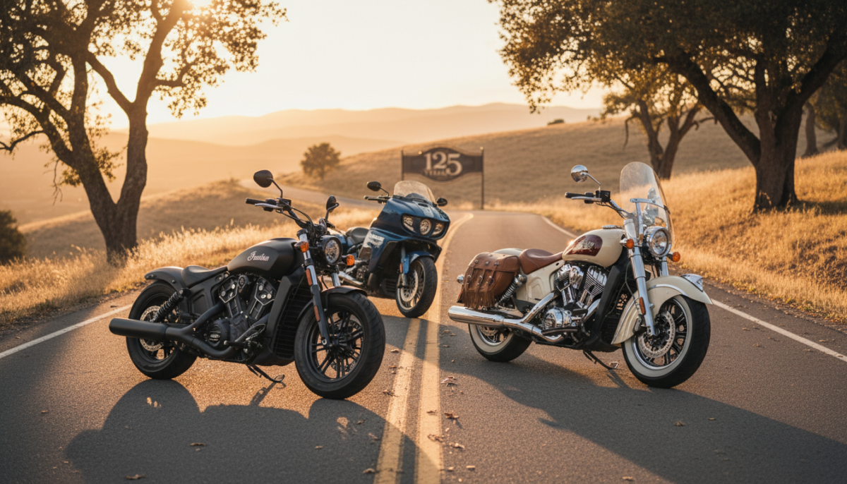 indian motorcycle fête ses 125 ans avec le lancement de trois modèles exclusifs : scout bobber, chief vintage et challenger, alliant héritage et innovation.