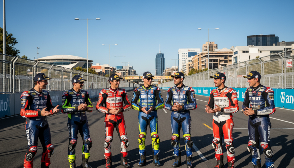 les pilotes de motogp rassurent les fans en écartant les préoccupations liées à la sécurité du nouveau circuit urbain d'adélaïde, promettant une course excitante et sécurisée.