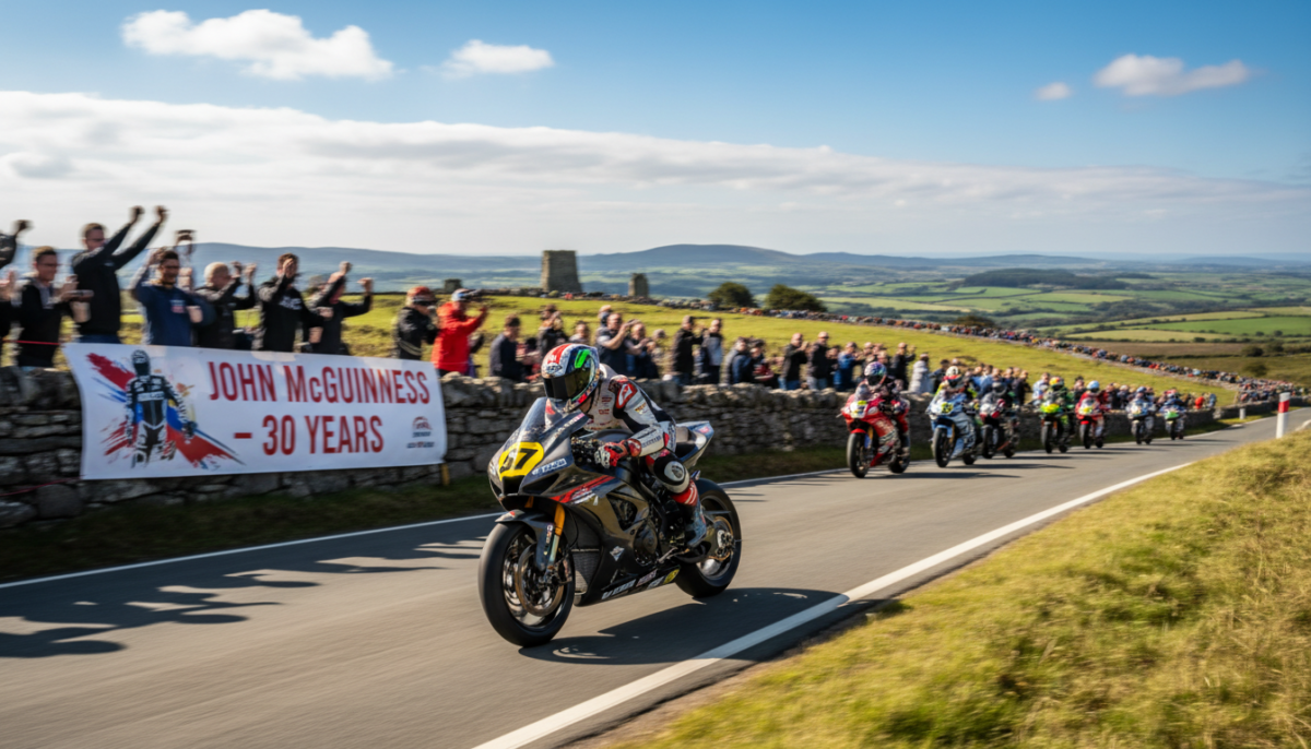réservez vos billets pour les courses isle of man tt et assistez au spectacle exceptionnel célébrant les 30 ans de carrière légendaire de john mcguinness, une icône du championnat.