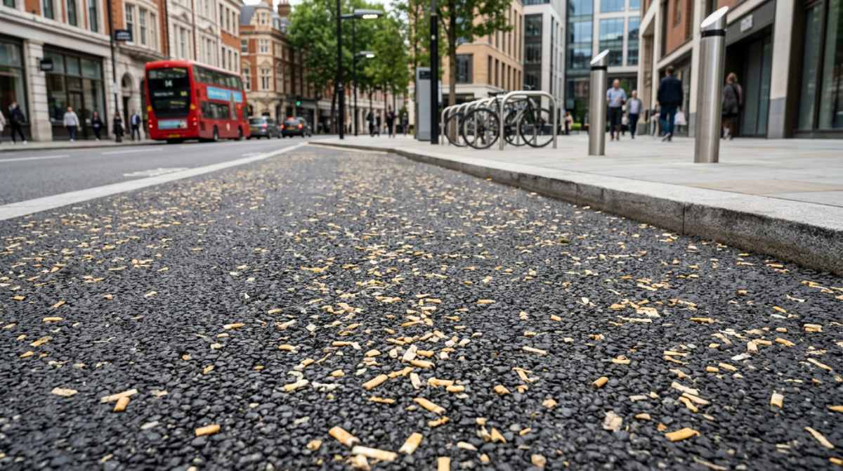 Cette innovation espagnole séduit l’Europe : l’Université de Grenade transforme des mégots en asphalte renforcé