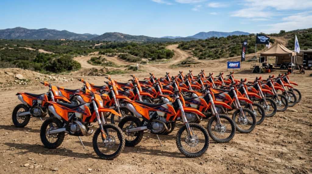 KTM officialise une offre location 6 Days et Race Service pour les 6 Jours FIM Enduro 2026