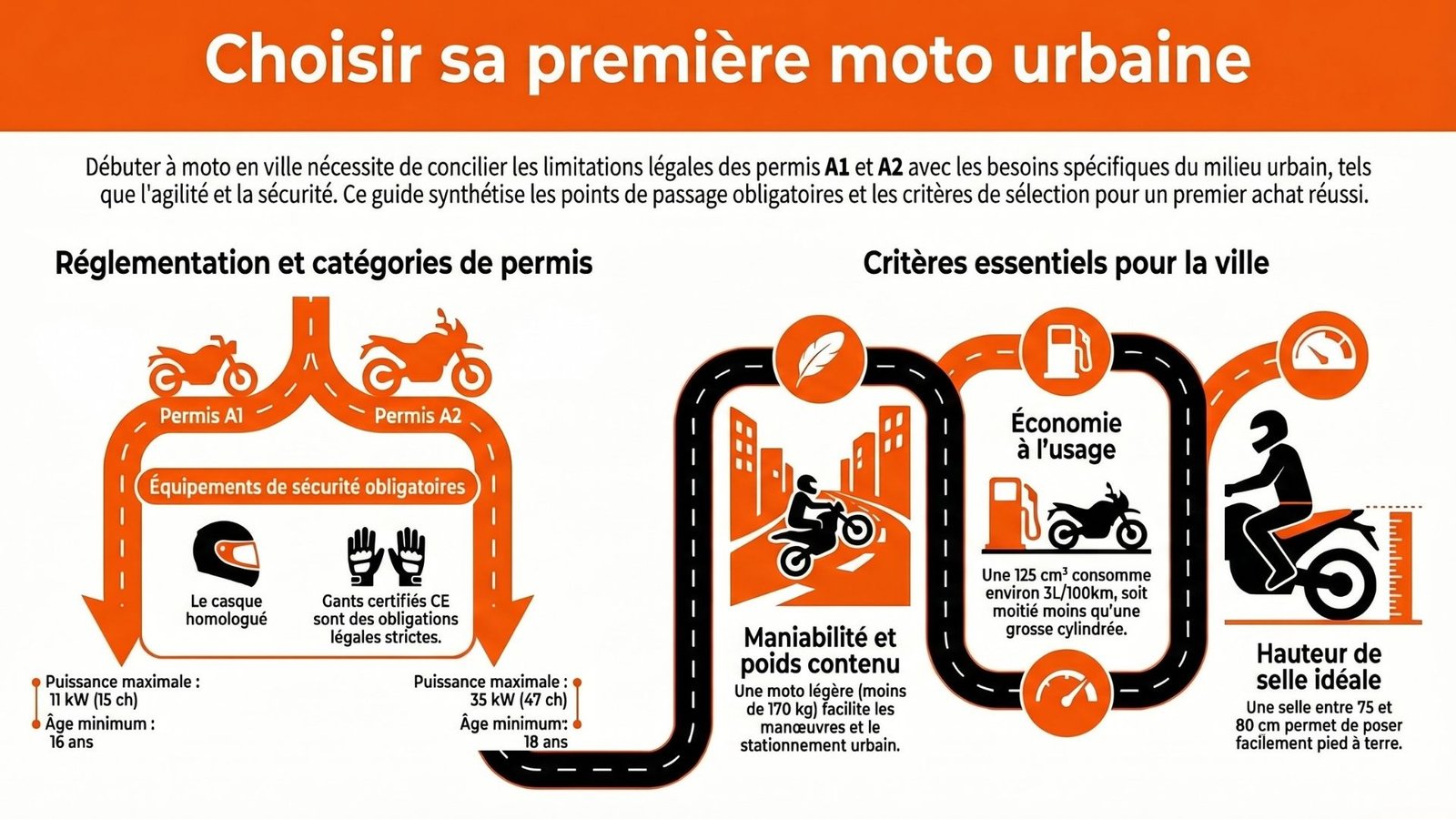 Choisir sa première moto urbaine